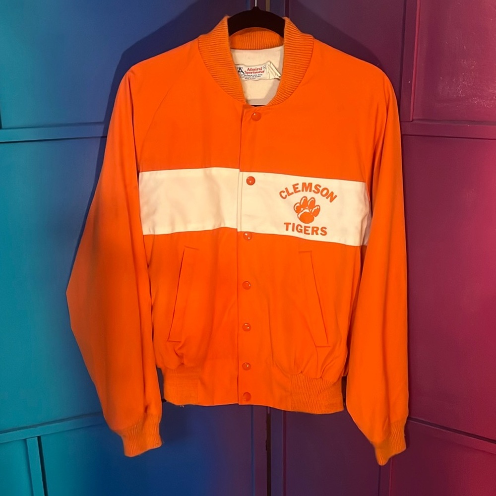 70’s Vintage Clemson Tigers Jacket Small/Medium